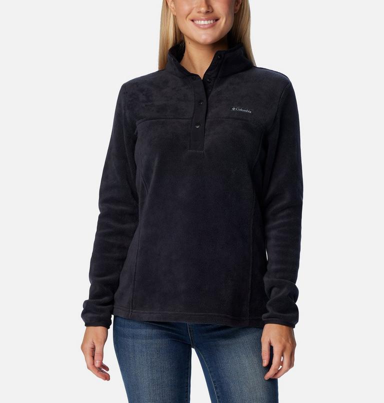 Women's Benton Springs Half Snap Pullover, Color: Black, image 1