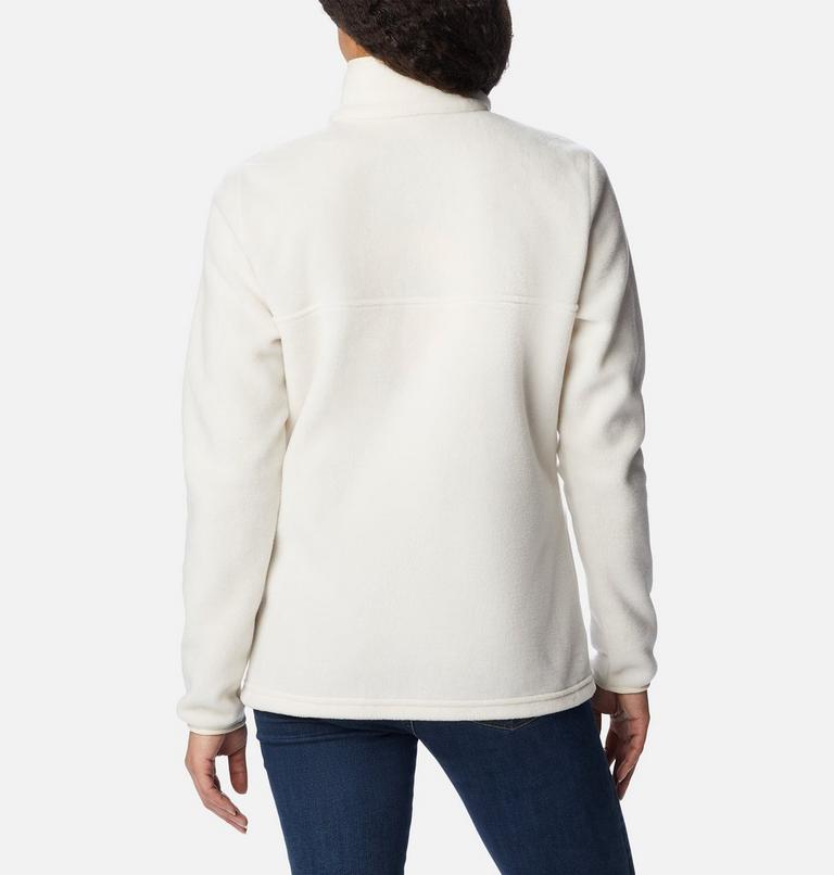 Women's Benton Springs Half Snap Pullover, Color: Chalk, Chalk, Camel Brown, image 2