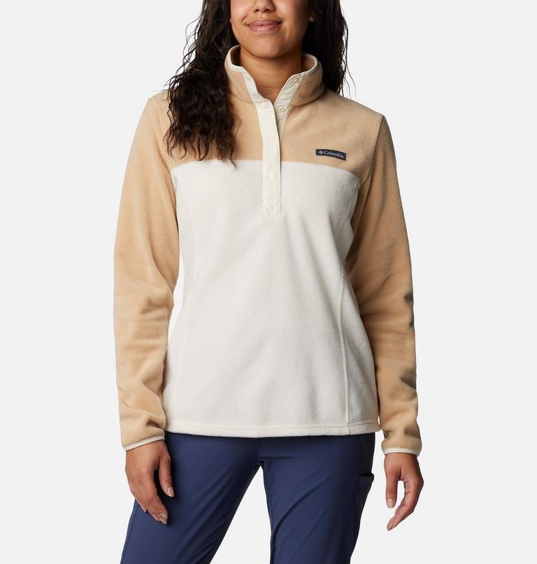Women's Benton Springs Half Snap Pullover, Color: Chalk, Canoe, image 1