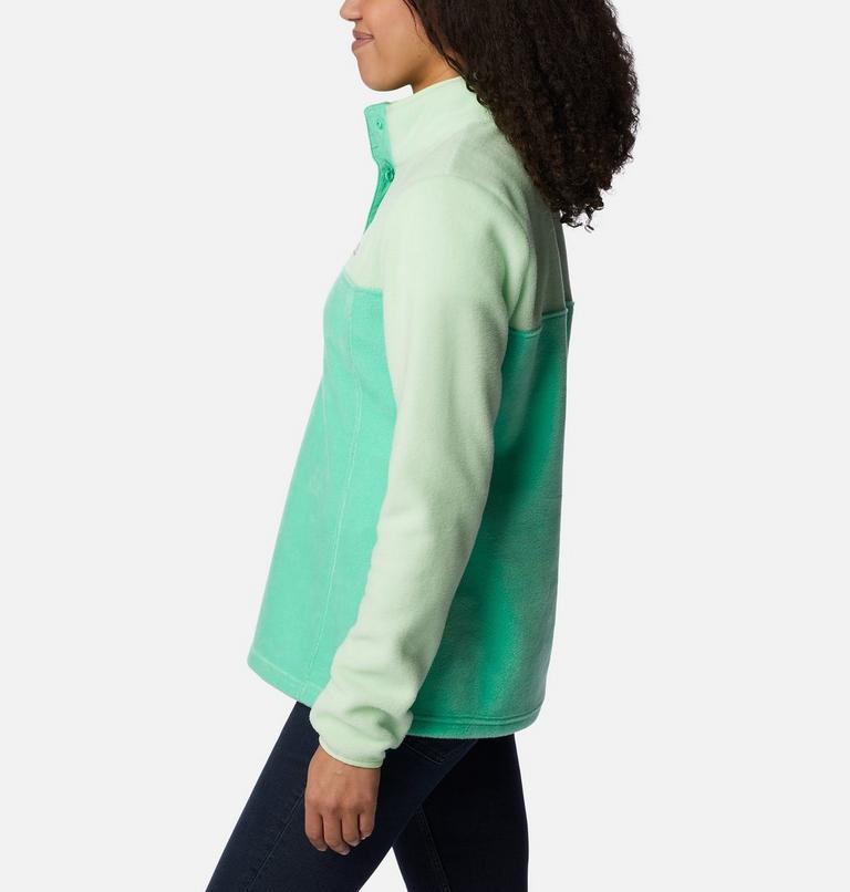 Women's Benton Springs Half Snap Pullover, Color: Light Jade, Key West, image 3