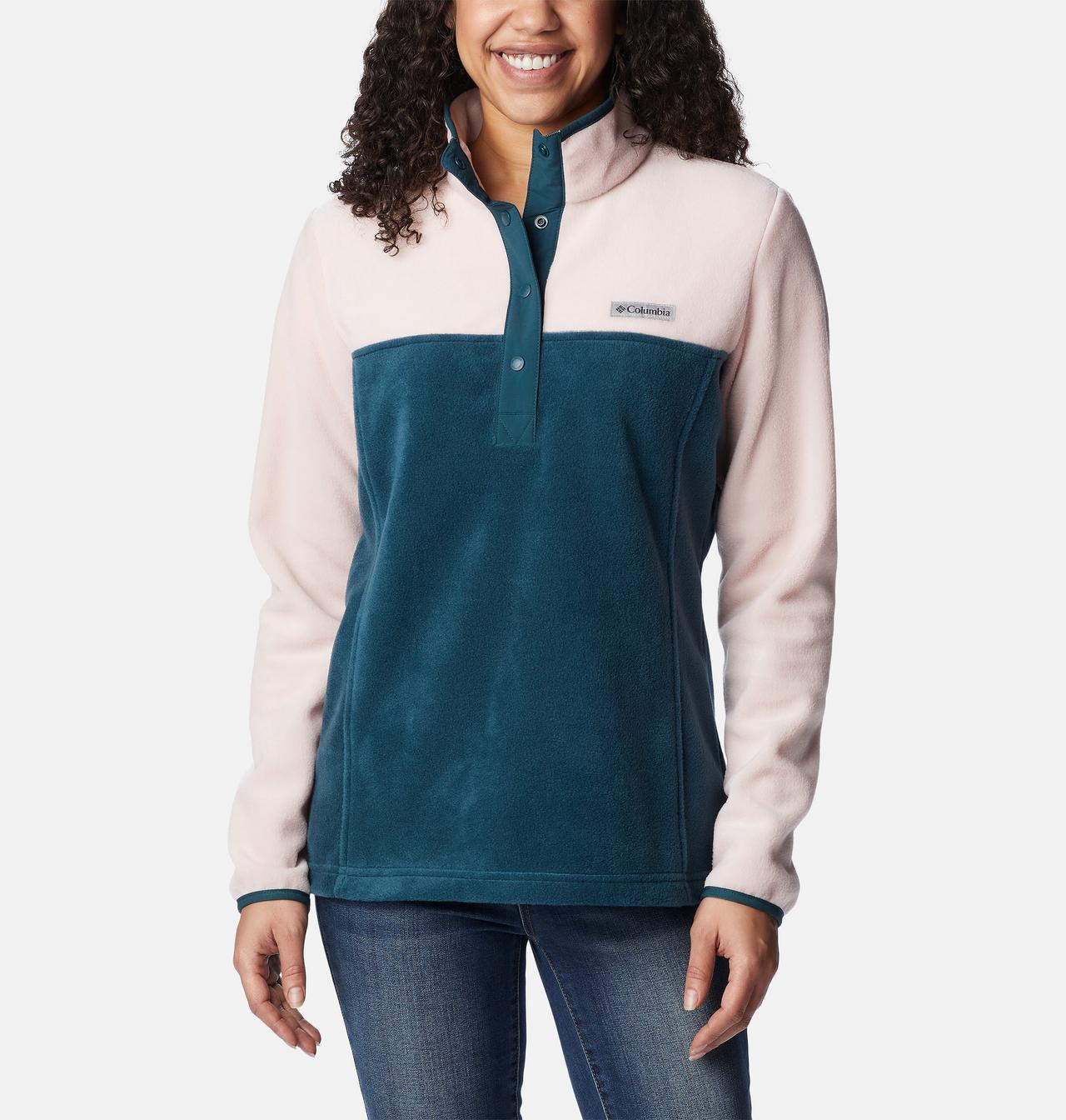 Women's Benton Springs™ Half Snap Fleece Pullover - Petite 1
