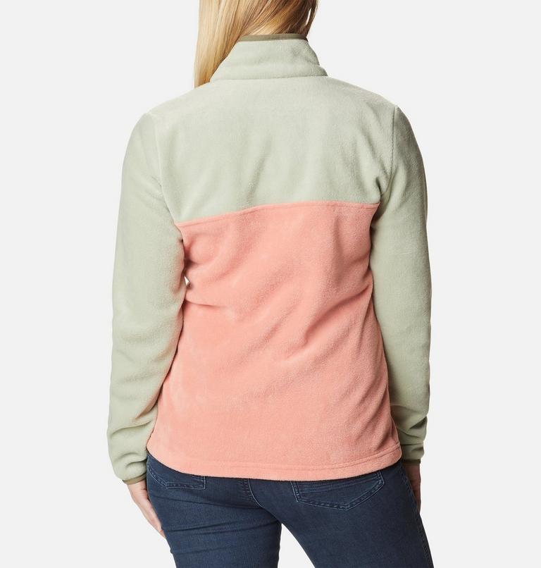 Women's Benton Springs Half Snap Pullover, Color: Faded Peach, Safari, Stone Green, image 2
