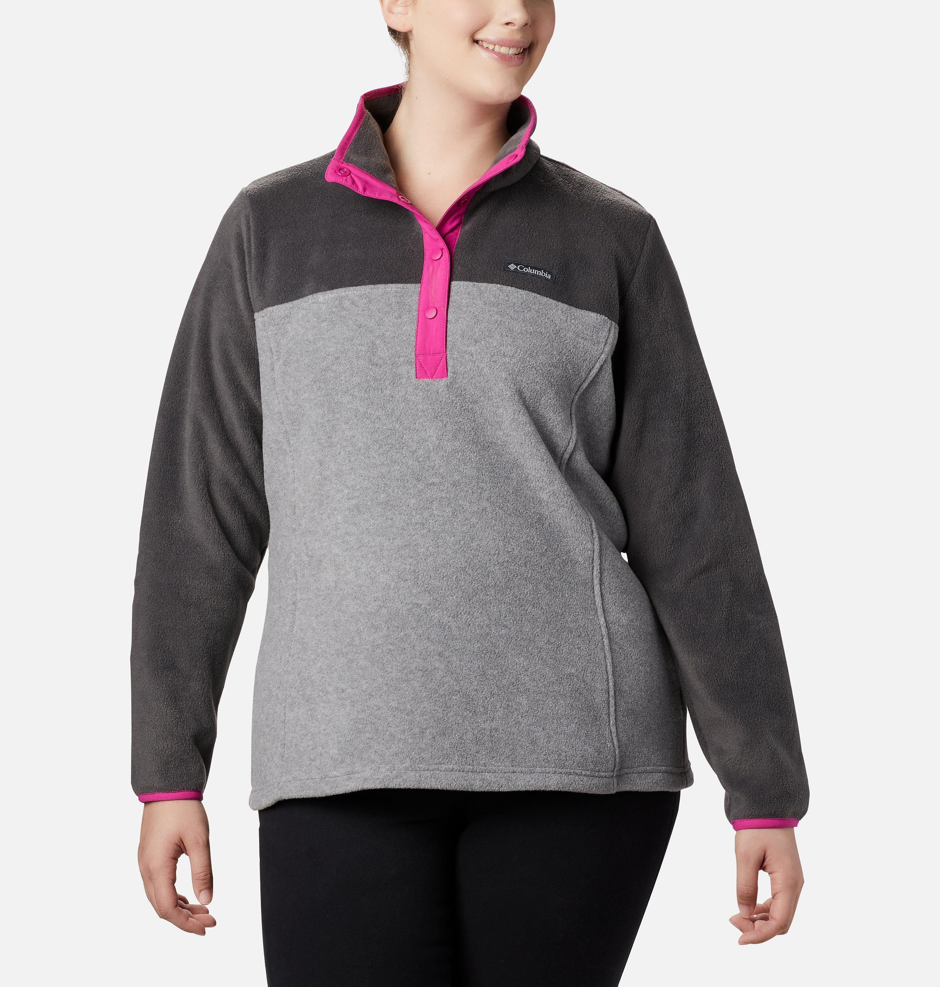 Women's Benton Springs Half Snap Fleece Pullover - Plus Size 1