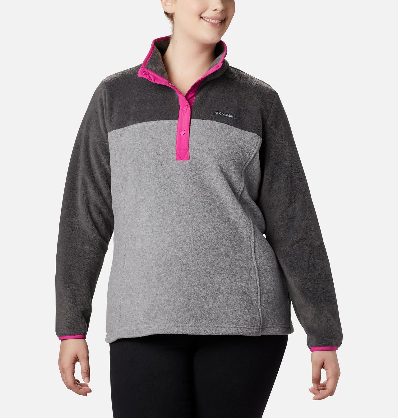 Women's Benton Springs™ Half Snap Fleece Pullover - Plus Size 1