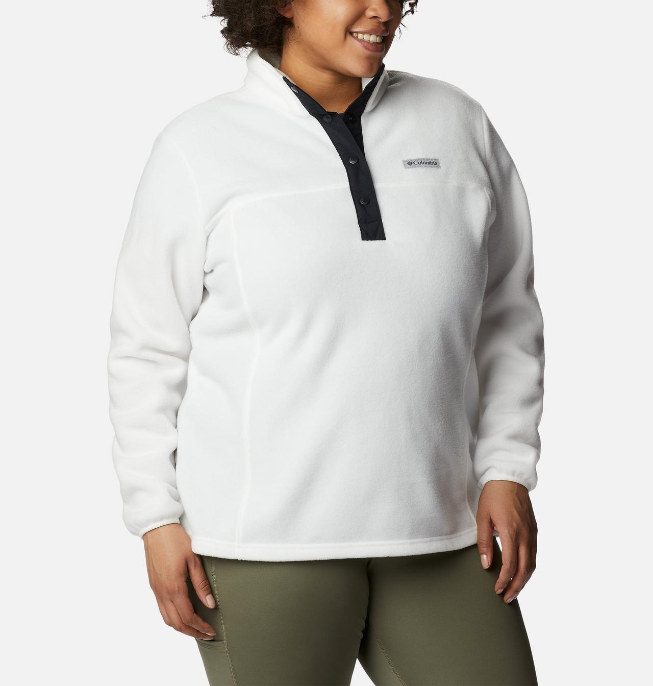 Women's Benton Springs™ Half Snap Fleece Pullover - Plus Size 5