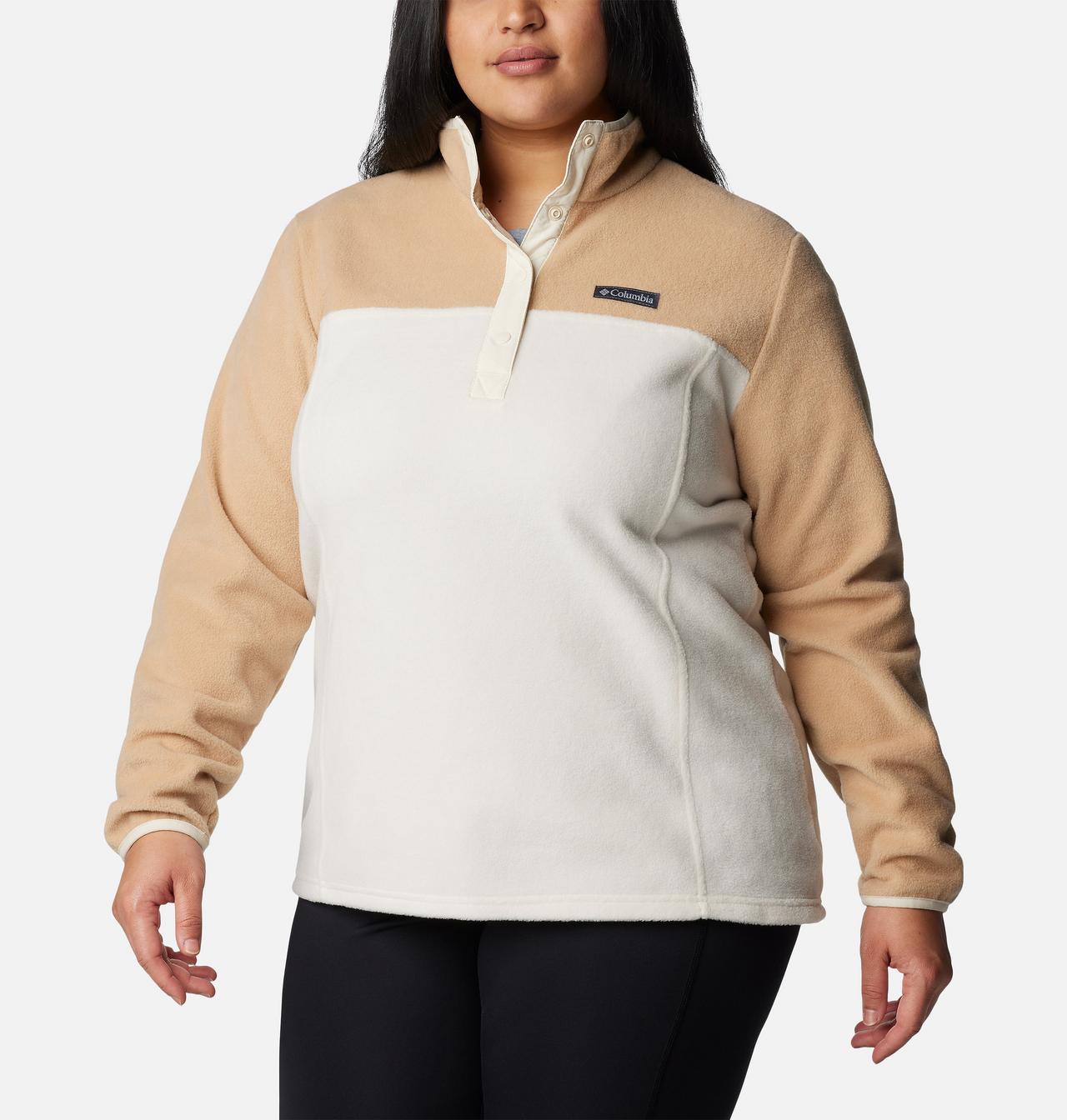 Women's Benton Springs™ Half Snap Fleece Pullover - Plus Size 5