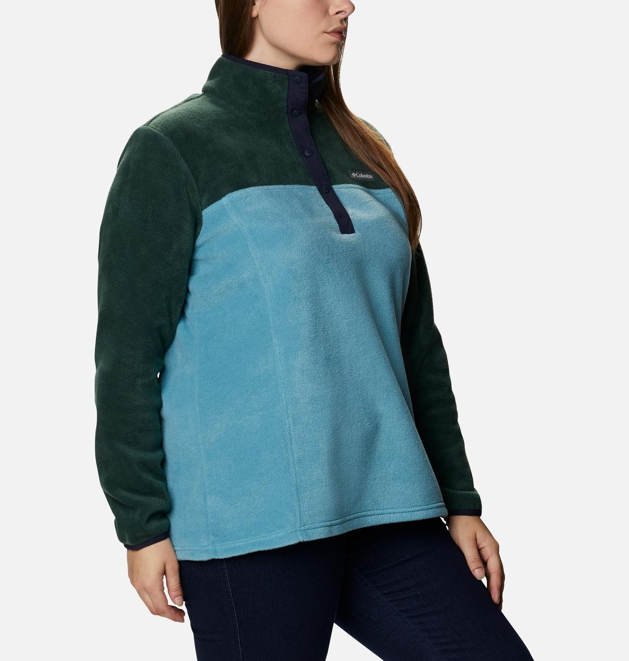Women's Benton Springs™ Half Snap Fleece Pullover - Plus Size 5