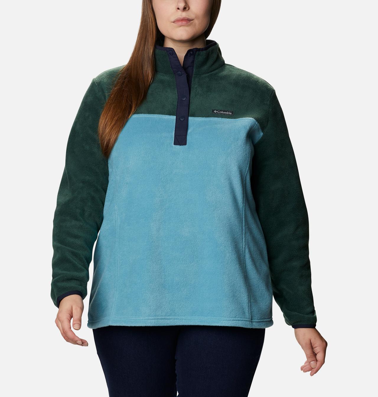 Women's Benton Springs™ Half Snap Fleece Pullover - Plus Size 1