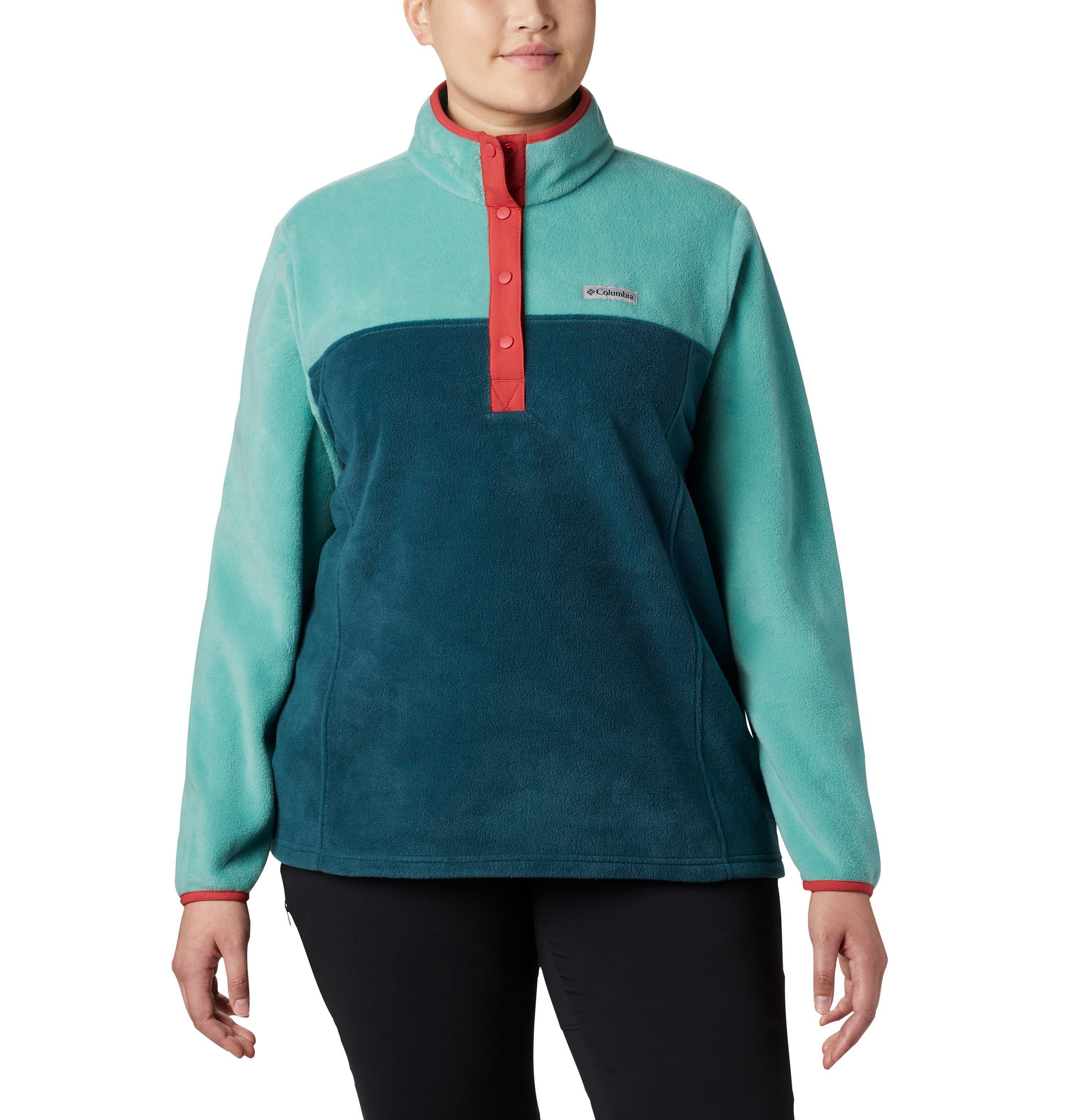 Women's Benton Springs Half Snap Fleece Pullover - Plus Size 1