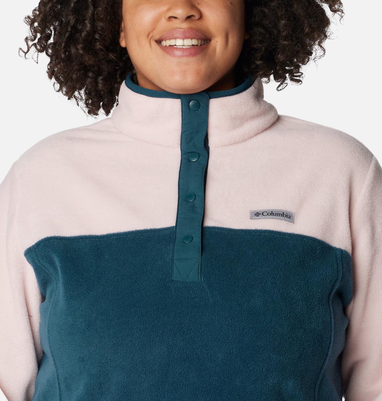 Women's Benton Springs™ Half Snap Fleece Pullover - Plus Size 4