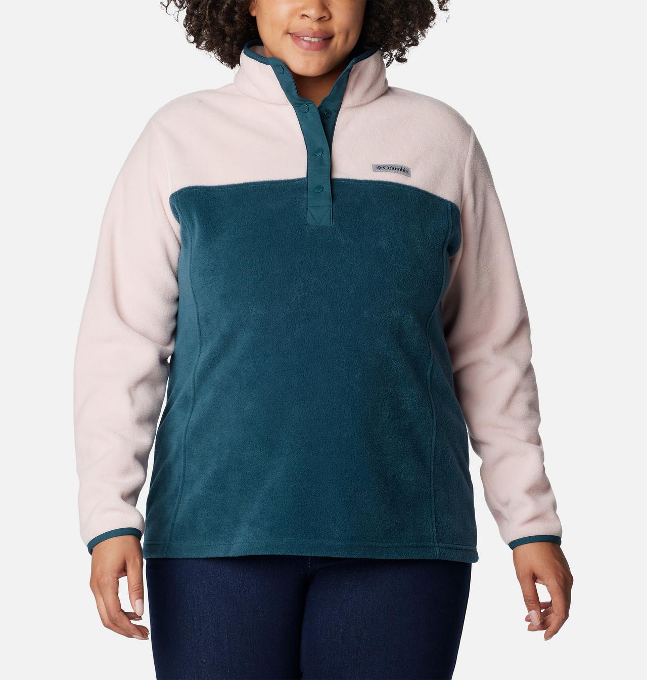 Women's Benton Springs™ Half Snap Fleece Pullover - Plus Size 1