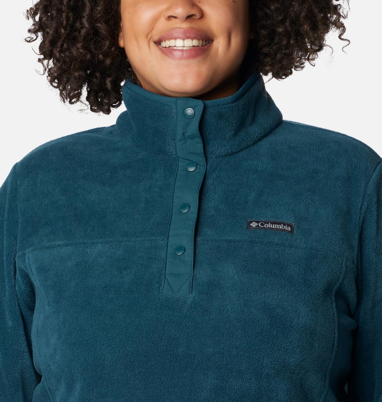 Women's Benton Springs™ Half Snap Fleece Pullover - Plus Size 4