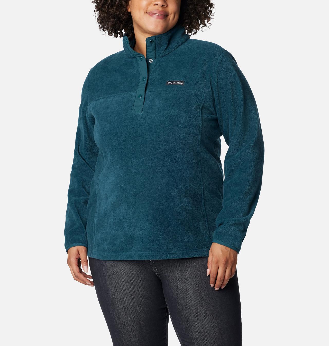 Women's Benton Springs™ Half Snap Fleece Pullover - Plus Size 5