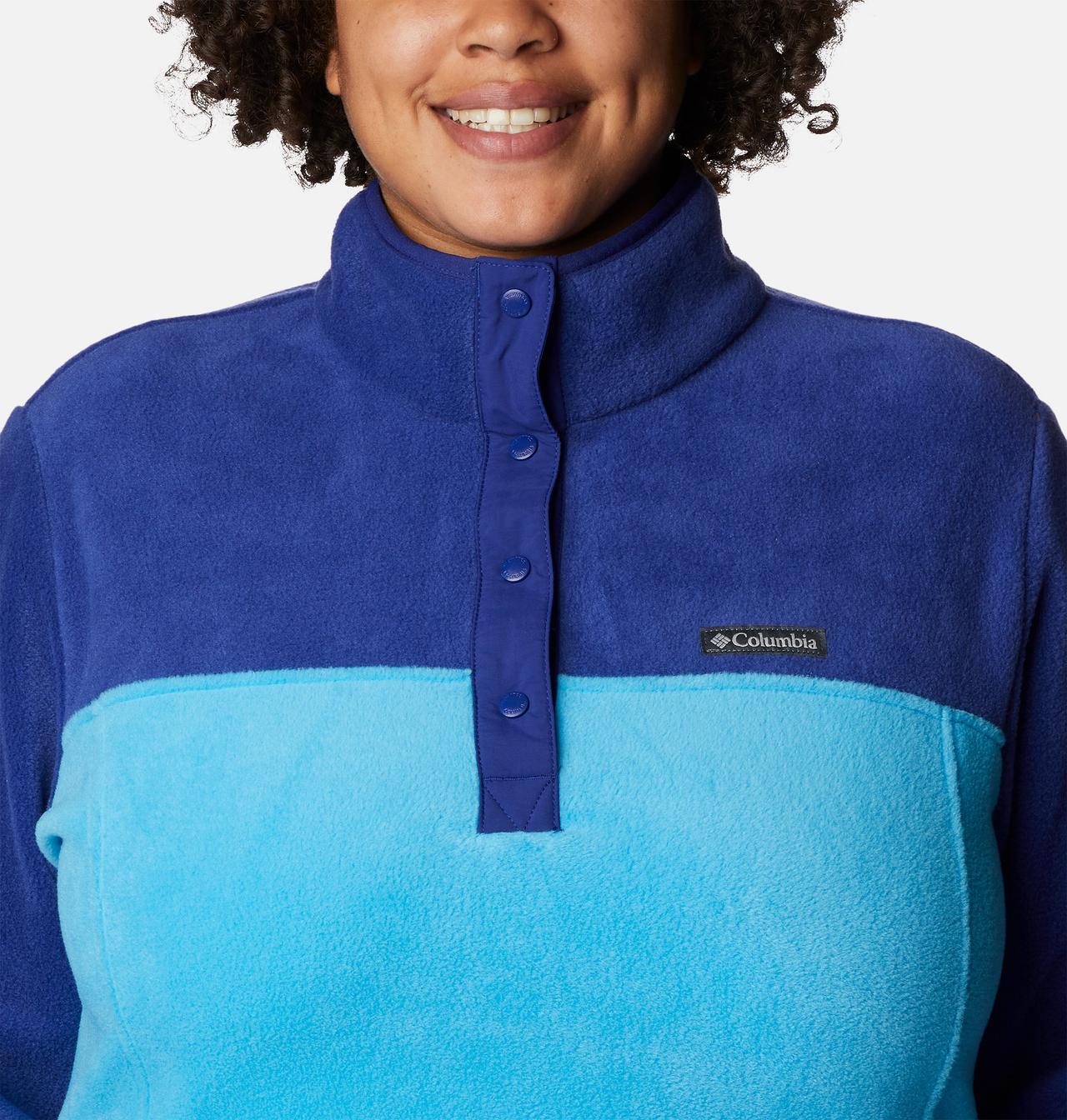 Women's Benton Springs™ Half Snap Fleece Pullover - Plus Size 4