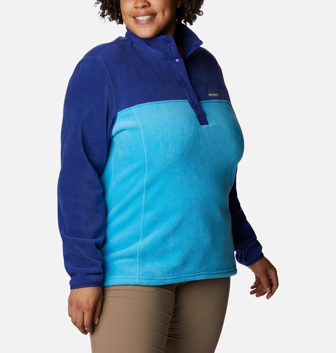 Women's Benton Springs™ Half Snap Fleece Pullover - Plus Size 5