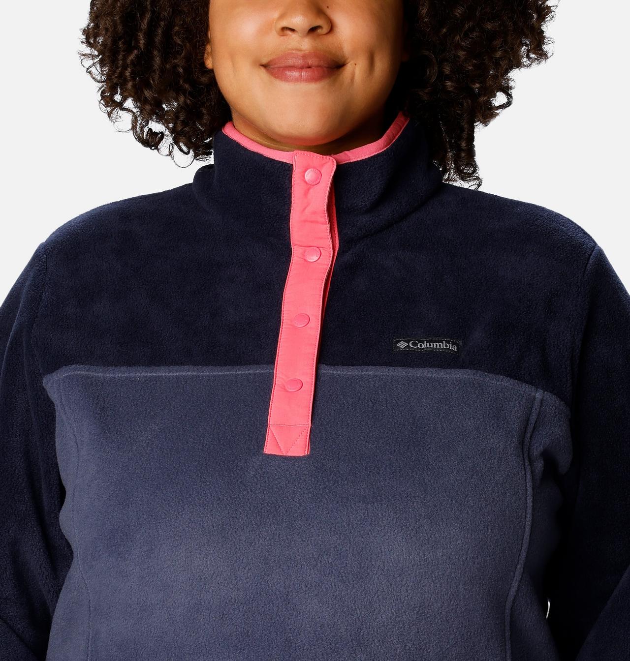 Women's Benton Springs™ Half Snap Fleece Pullover - Plus Size 4