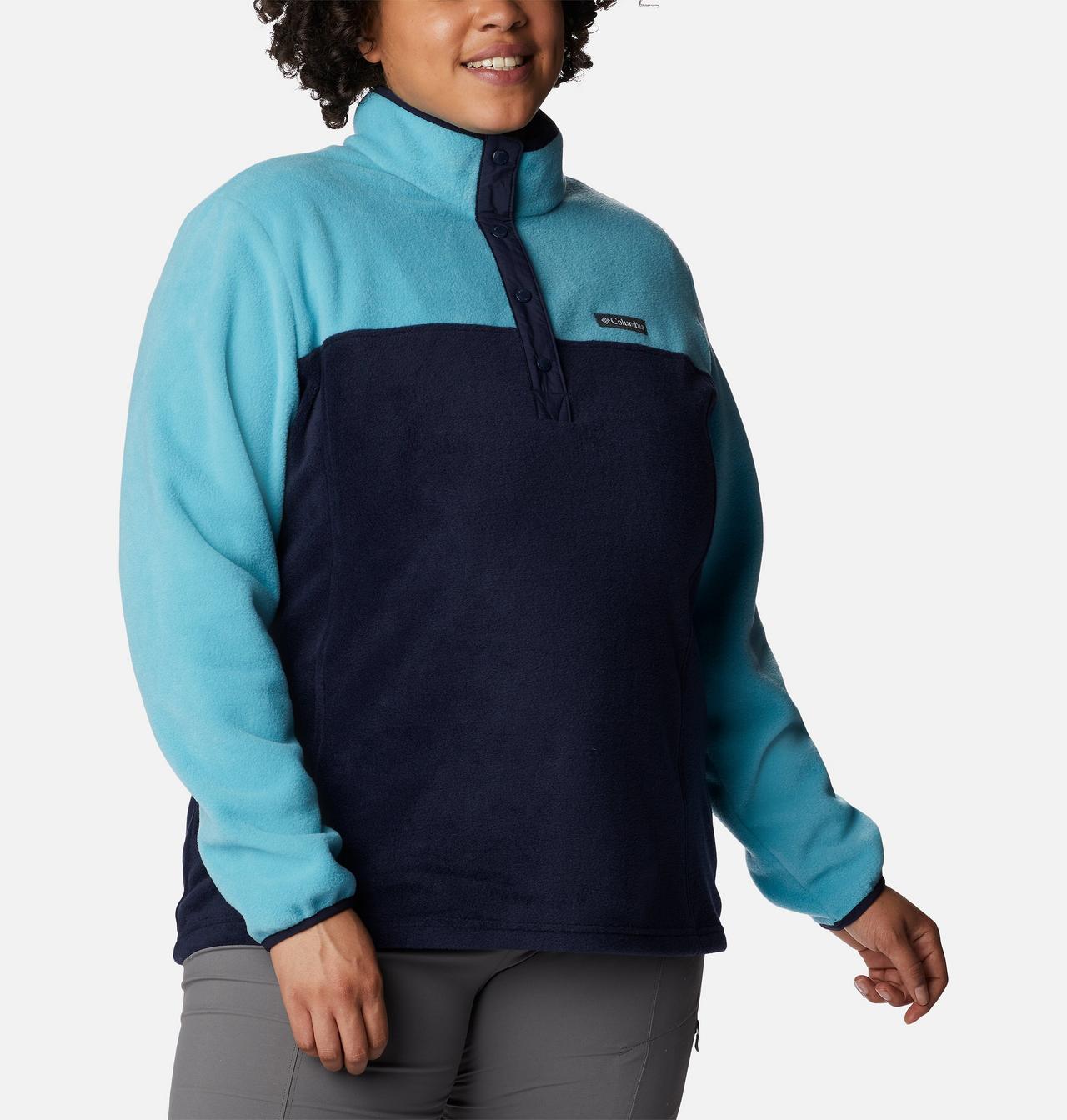 Women's Benton Springs™ Half Snap Fleece Pullover - Plus Size 5