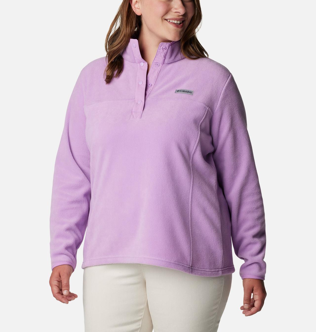 Women's Benton Springs™ Half Snap Fleece Pullover - Plus Size 5