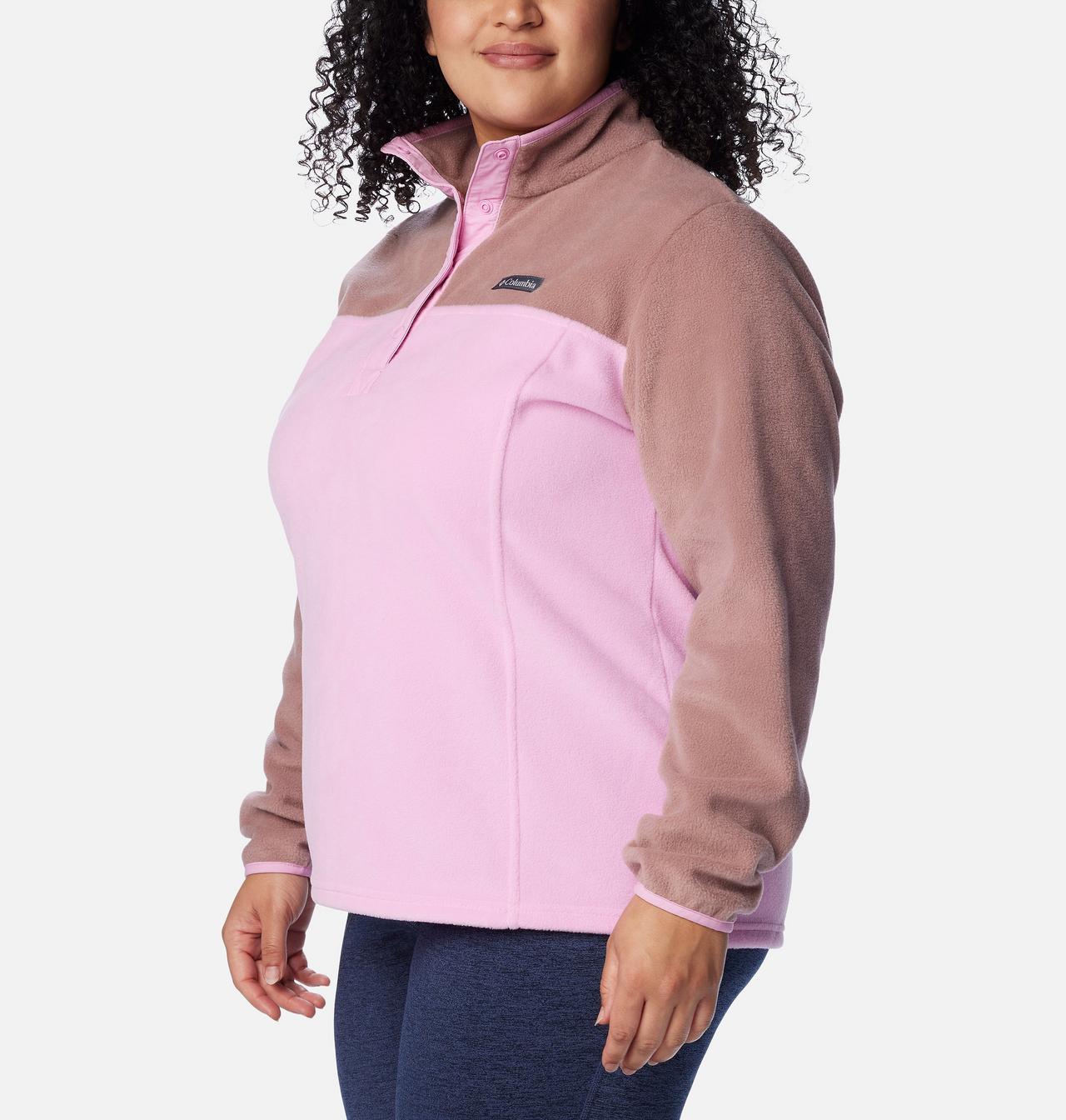 Women's Benton Springs™ Half Snap Fleece Pullover - Plus Size 5