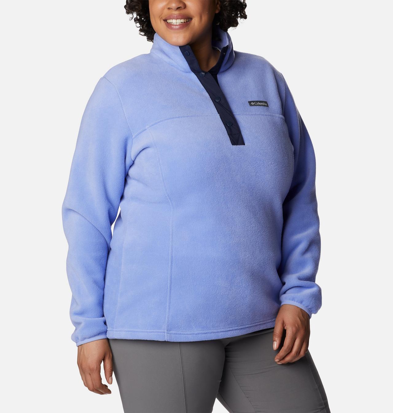 Women's Benton Springs™ Half Snap Fleece Pullover - Plus Size 5