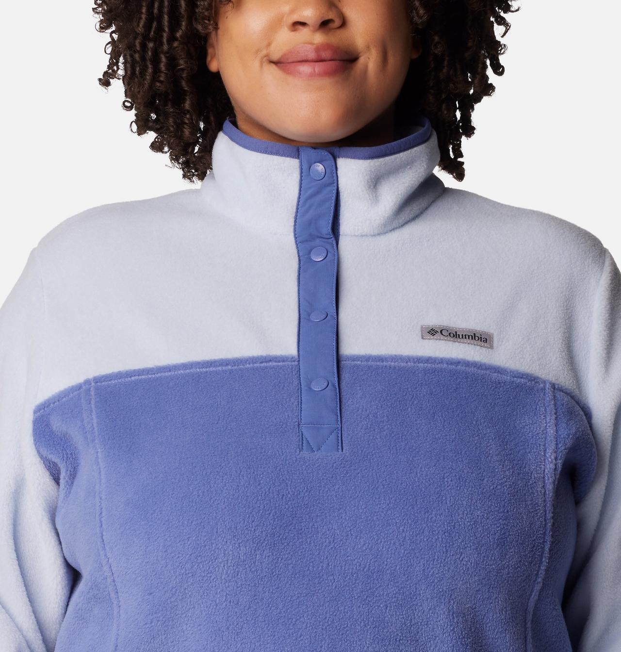 Women's Benton Springs™ Half Snap Fleece Pullover - Plus Size 4