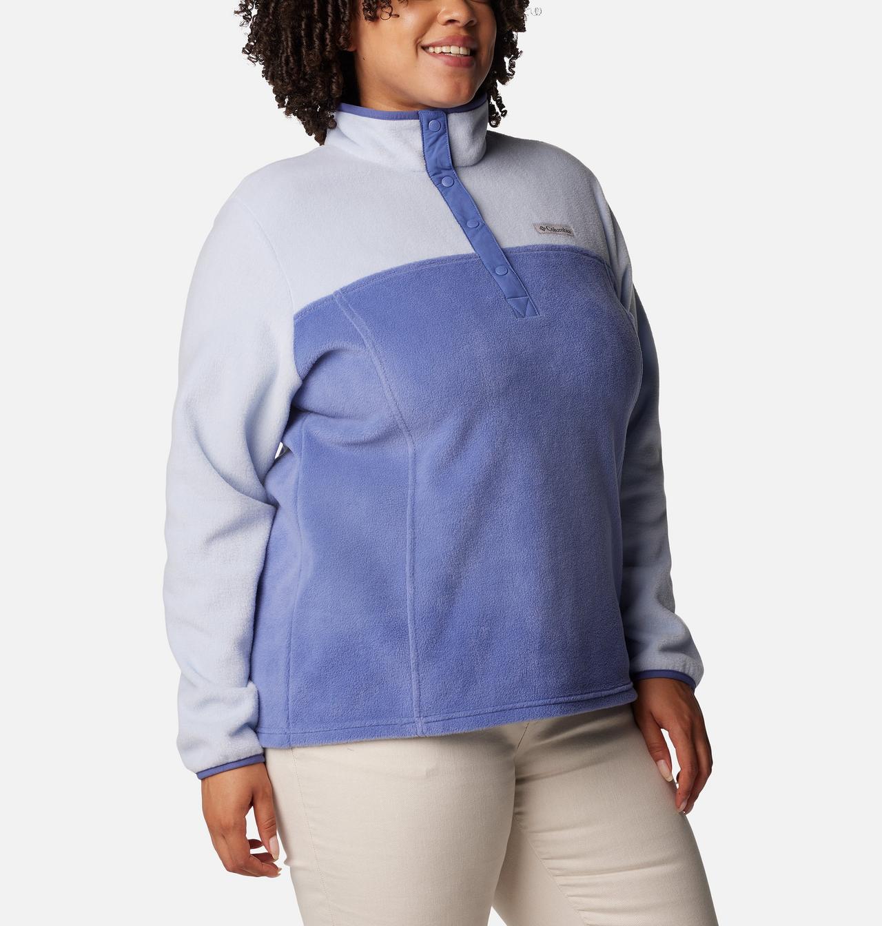 Women's Benton Springs™ Half Snap Fleece Pullover - Plus Size 5