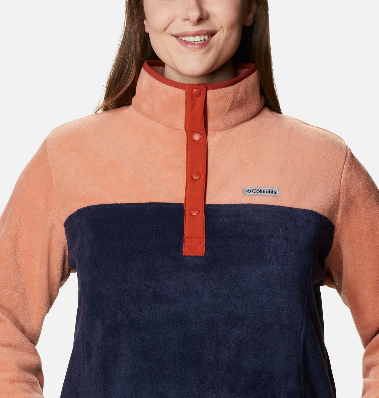 Women's Benton Springs™ Half Snap Fleece Pullover - Plus Size 4