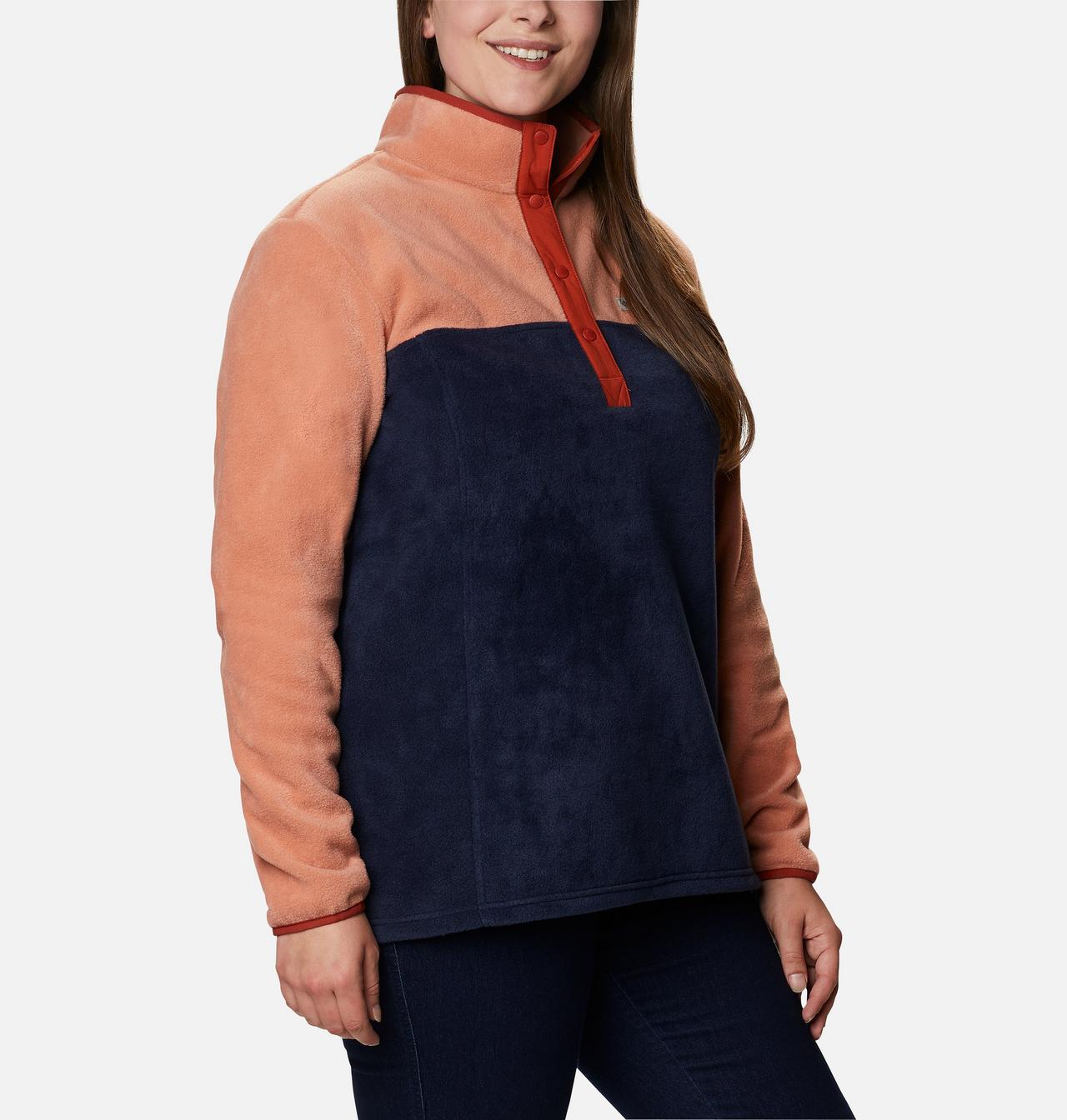 Women's Benton Springs™ Half Snap Fleece Pullover - Plus Size 5