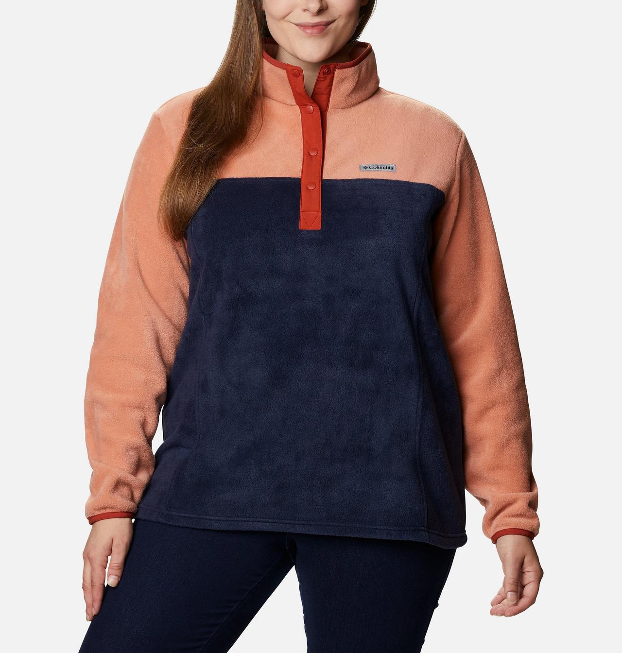 Women's Benton Springs™ Half Snap Fleece Pullover - Plus Size 1