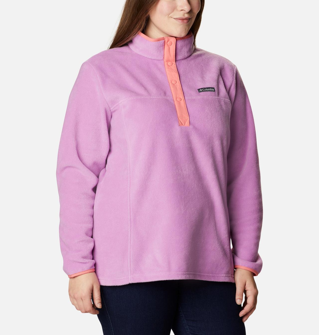 Women's Benton Springs™ Half Snap Fleece Pullover - Plus Size 5