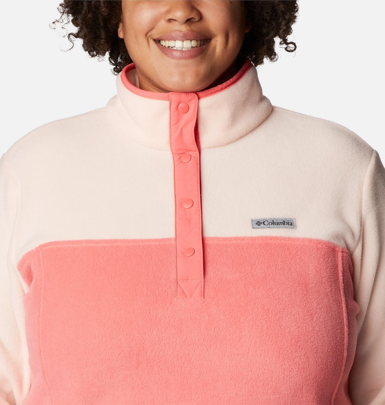 Women's Benton Springs™ Half Snap Fleece Pullover - Plus Size 4