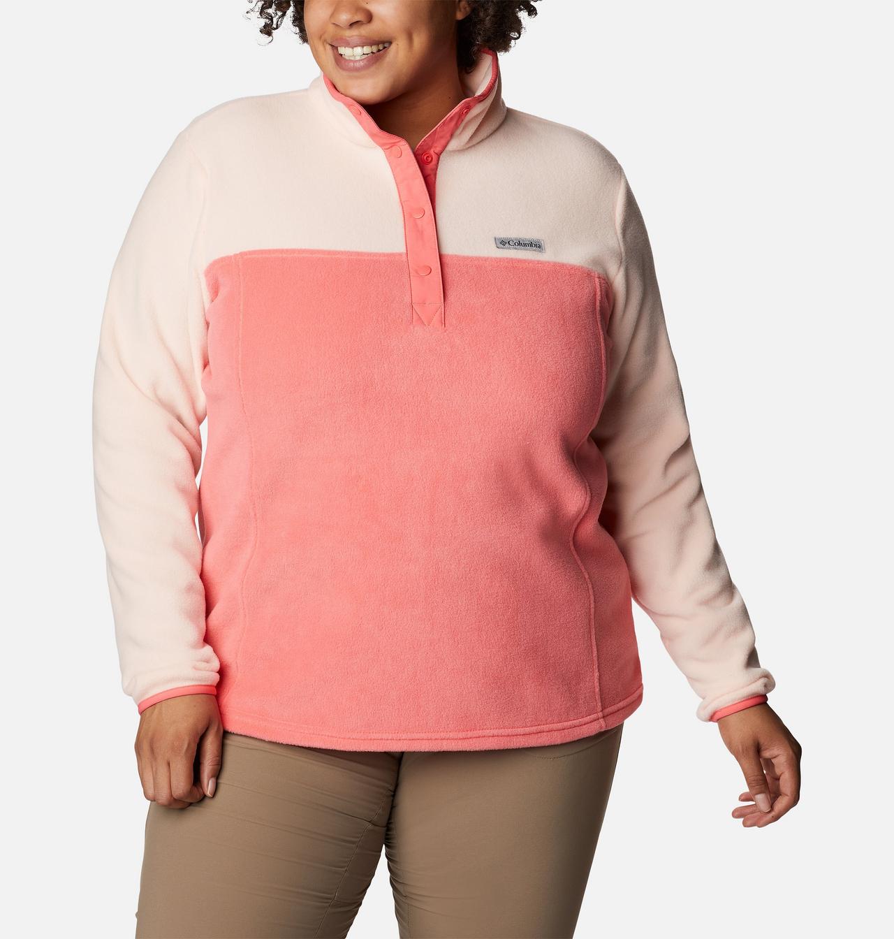 Women's Benton Springs™ Half Snap Fleece Pullover - Plus Size 5