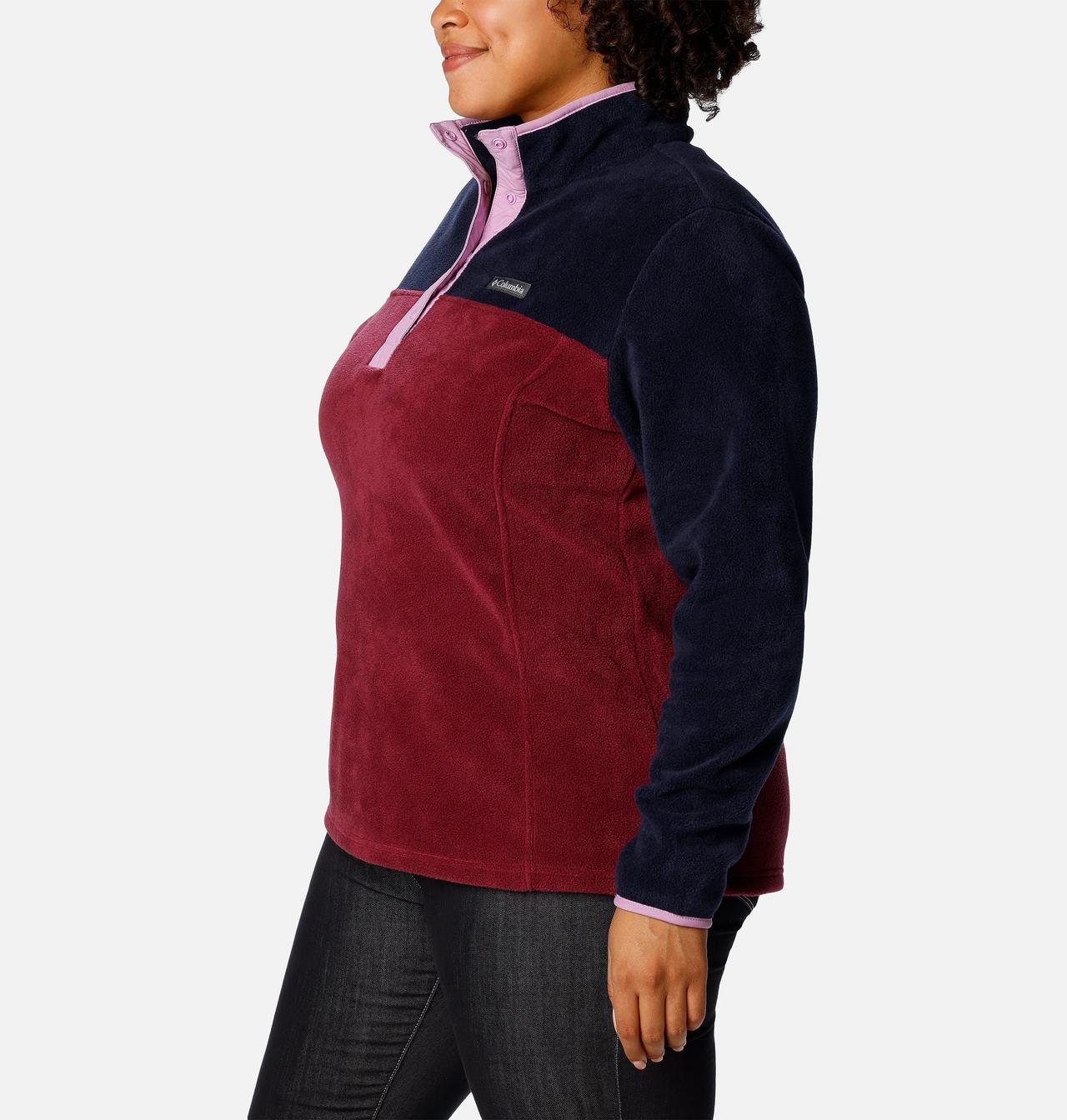 Women's Benton Springs™ Half Snap Fleece Pullover - Plus Size 3