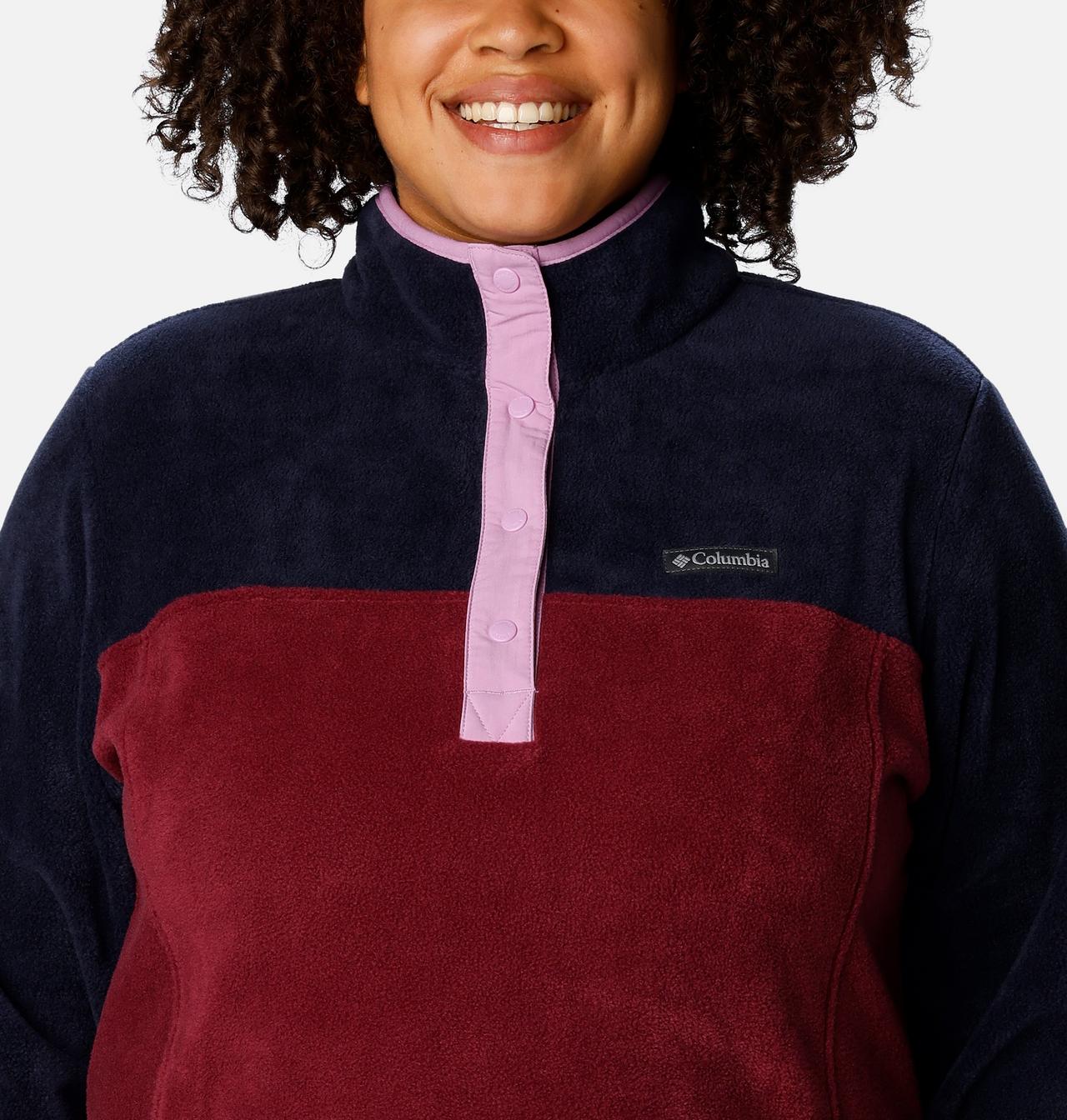 Women's Benton Springs™ Half Snap Fleece Pullover - Plus Size 4