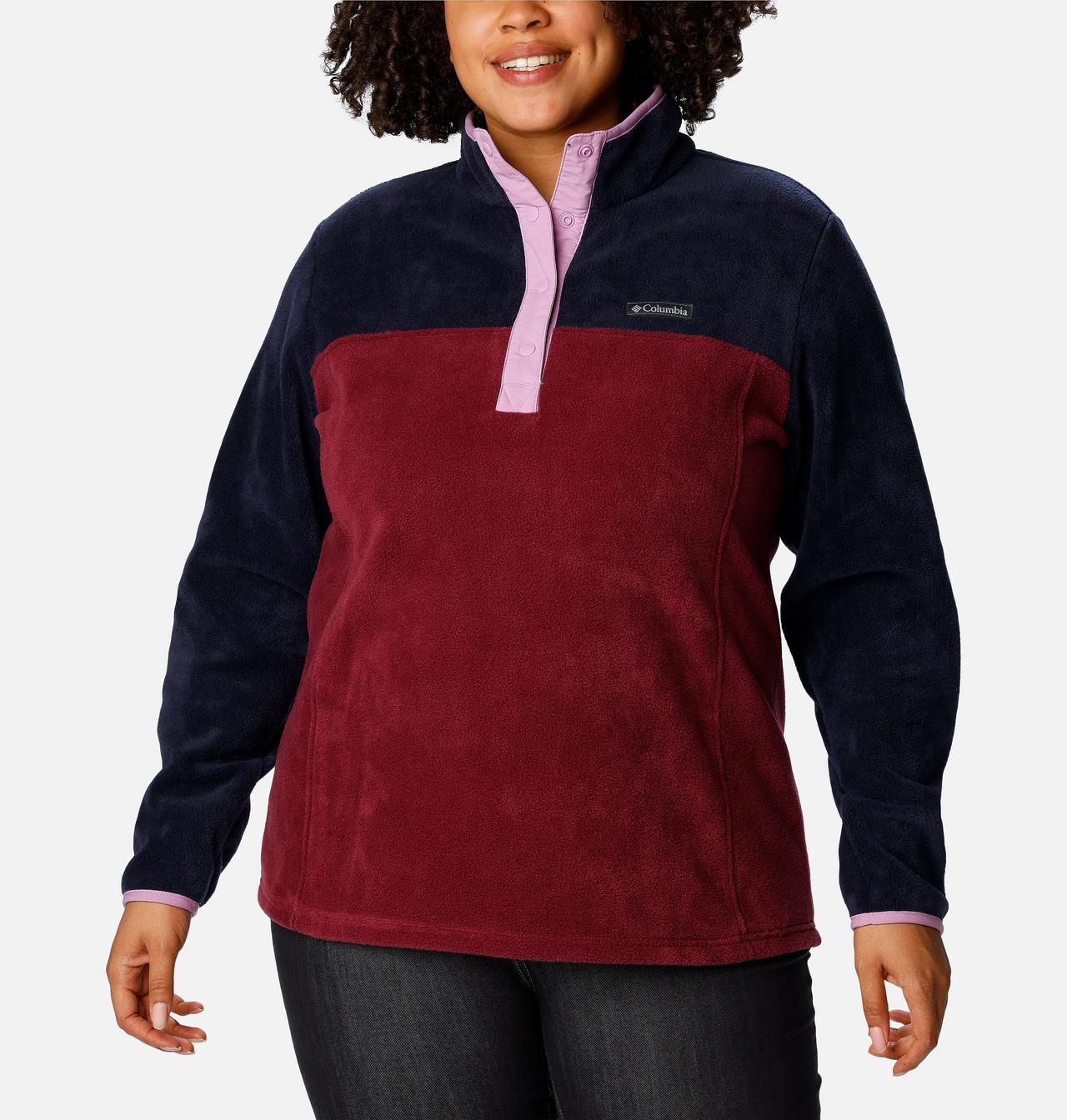 Women's Benton Springs™ Half Snap Fleece Pullover - Plus Size 1
