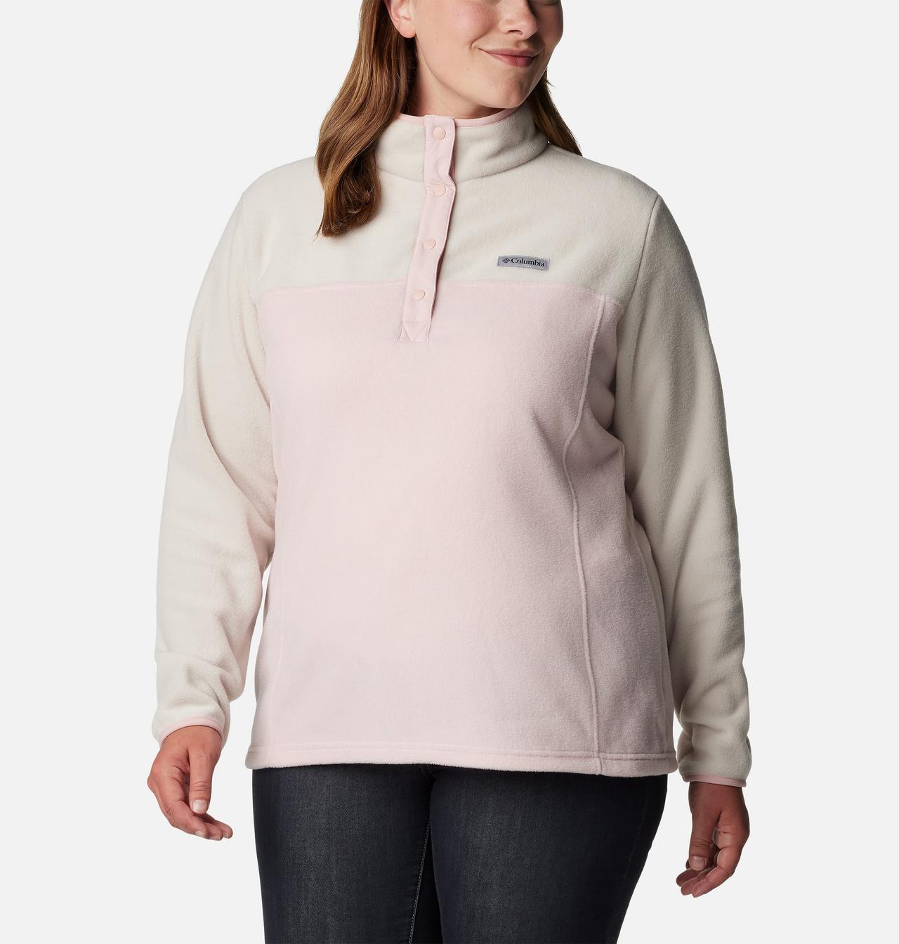 Women's Benton Springs™ Half Snap Fleece Pullover - Plus Size 5