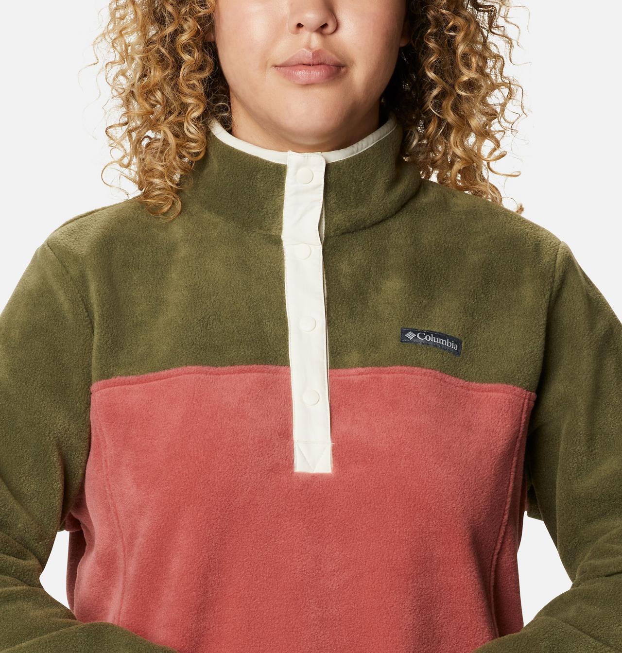 Women's Benton Springs™ Half Snap Fleece Pullover - Plus Size 4