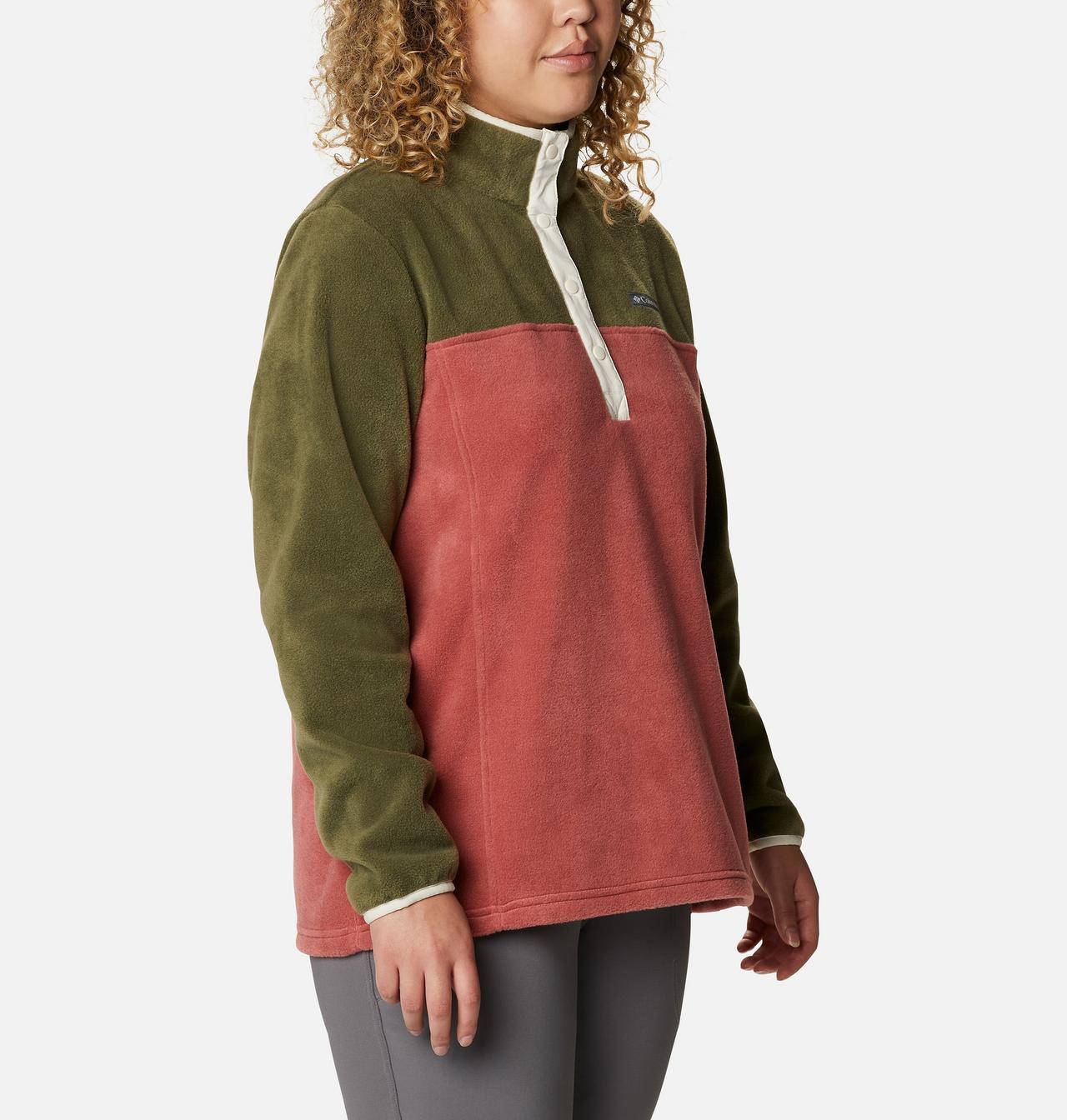 Women's Benton Springs™ Half Snap Fleece Pullover - Plus Size 5