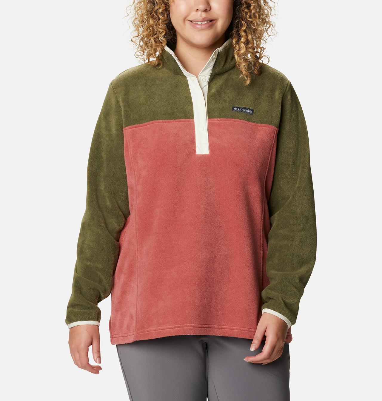 Women's Benton Springs™ Half Snap Fleece Pullover - Plus Size 1