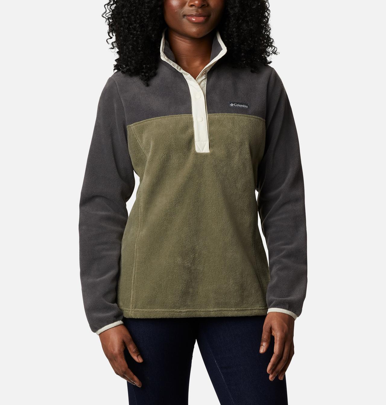 Women's Benton Springs™ Half Snap Fleece Pullover - Petite 1
