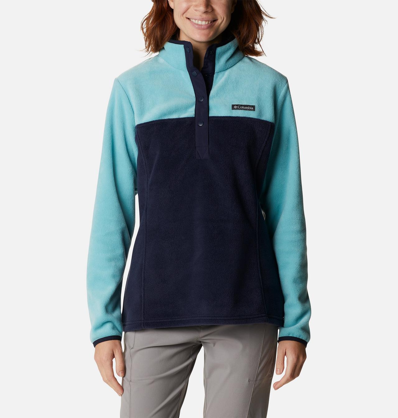 Women's Benton Springs™ Half Snap Fleece Pullover - Petite 1
