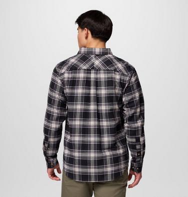 Men's Flare Gun Stretch Flannel Shirt, Color: Black Two Lane Tartan, image 19