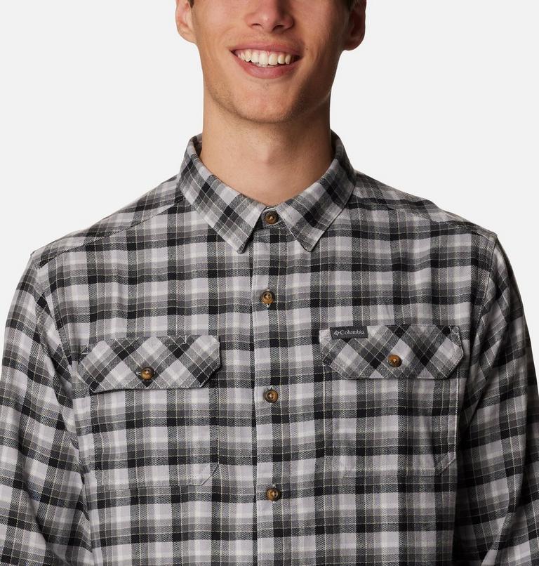 Flare Gun Stretch Flanell-Hemd f&uuml;r M&auml;nner, Color: Columbia Grey Gradient Check, image 4