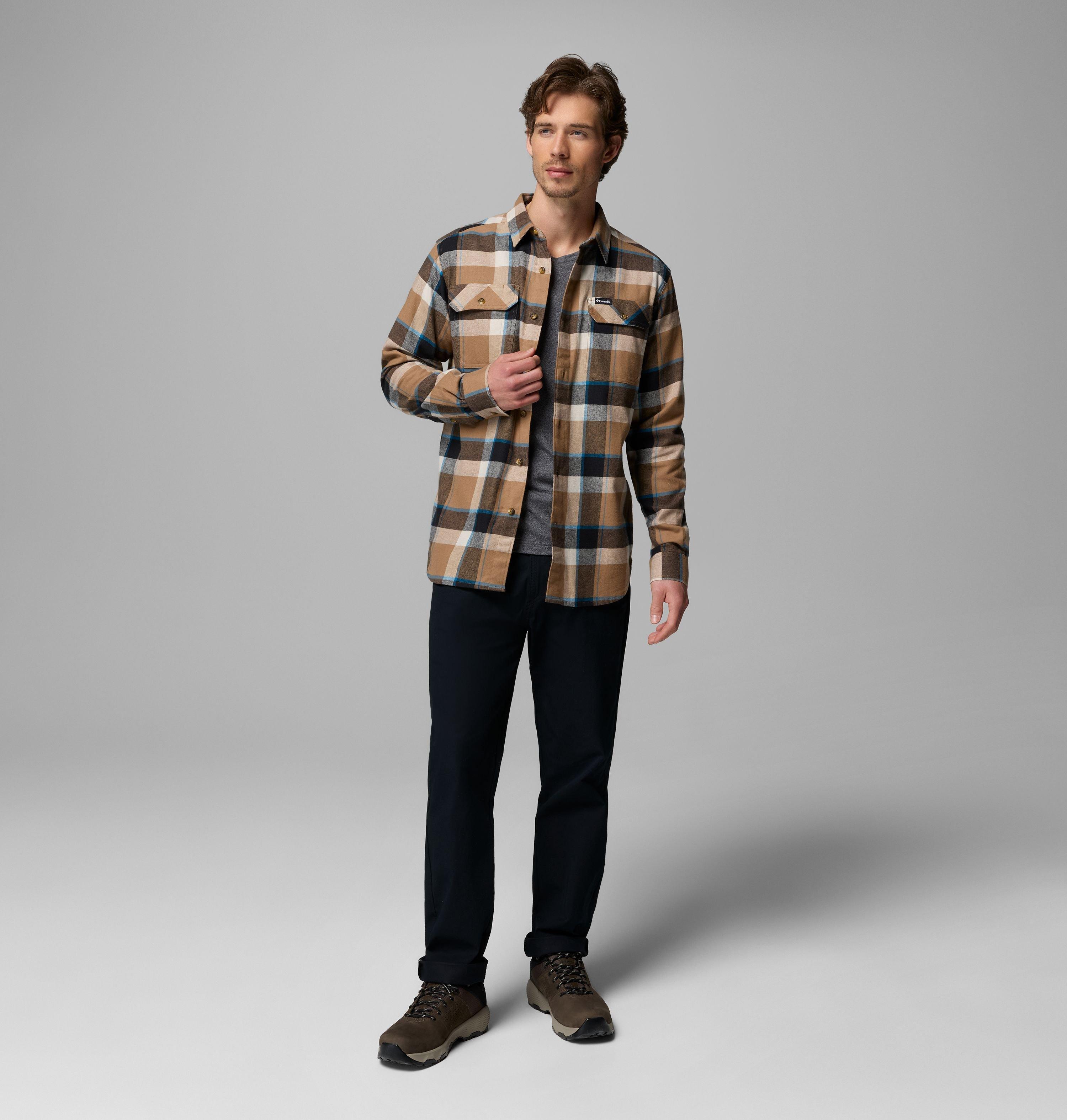 Chemise en flanelle extensible Flare Gun pour homme | 256 | S 2