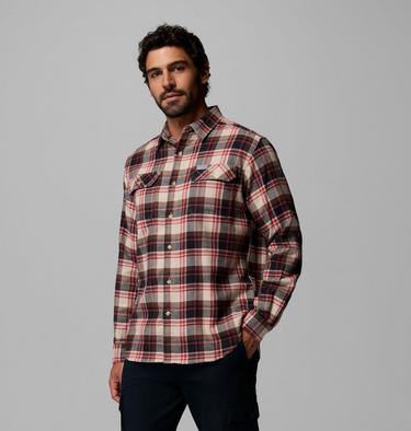 Chemise Flanelle Extensible Flare Gun Homme, Color: Ancient Fossil, Dispersed Plaid, image 20