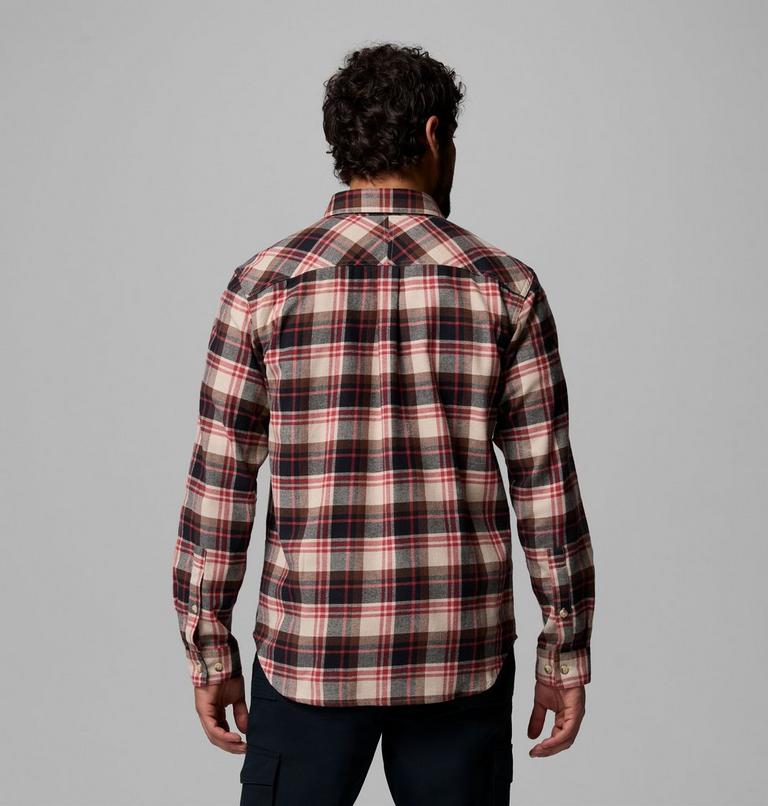 Chemise Flanelle Extensible Flare Gun Homme, Color: Ancient Fossil, Dispersed Plaid, image 3