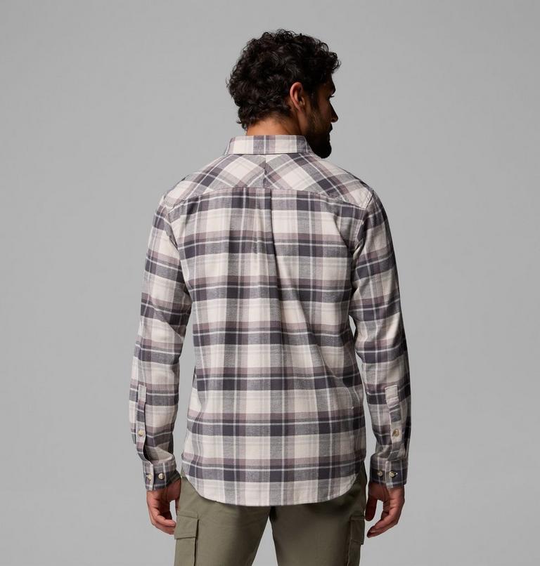 Chemise Flanelle Extensible Flare Gun Homme, Color: Dark Stone, Dispersed Plaid, image 3