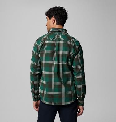 Men's Flare Gun Stretch Flannel Shirt, Color: Rain Forest Trails Edge Plaid, image 15