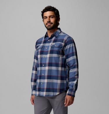 Chemise Flanelle Extensible Flare Gun Homme, Color: Dark Mountain Daytrip, image 4