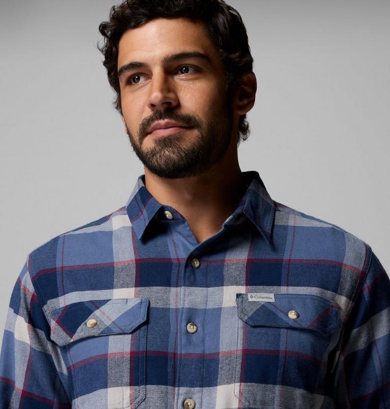 Chemise Flanelle Extensible Flare Gun Homme, Color: Dark Mountain Daytrip, image 6